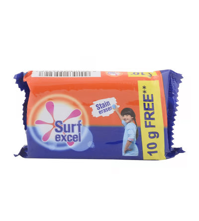 Surf Excel Detergent Bar - Stain Eraser - 90G + 10G Pouch