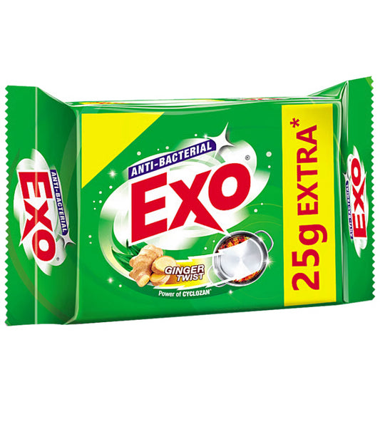 Exo Dish Wash Bar, Anti Bacterial, Big Pack, 125 G