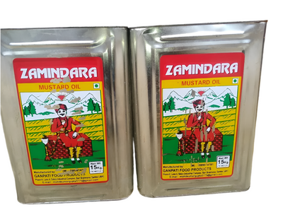 Zamindara Mustard Oil (15kg)