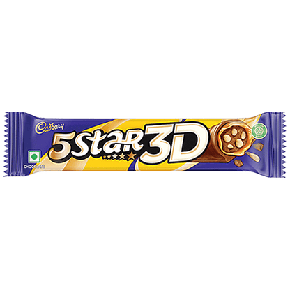 Cadbury 5 Star 3D Chocolate Bar, 42 G