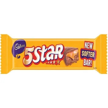 Cadbury 5 Star Chocolate Bar, 10.1g