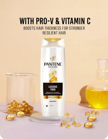 Pantene luscious thick shampoo (340ml)