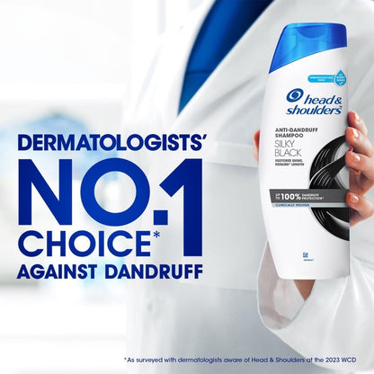 Head & Shoulders Silky Black Anti Dandruff Shampoo 180 ml