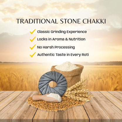 P Mark Whole Wheat Chakki Atta (10kg)