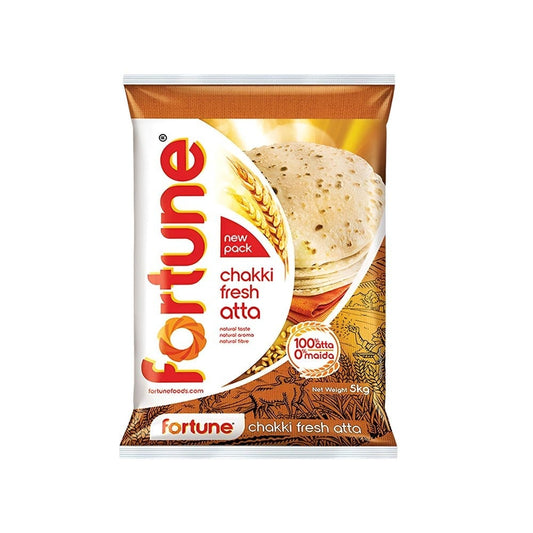 Fortune Chakki Fresh (100% Atta, 0% Maida) Atta (5kg)