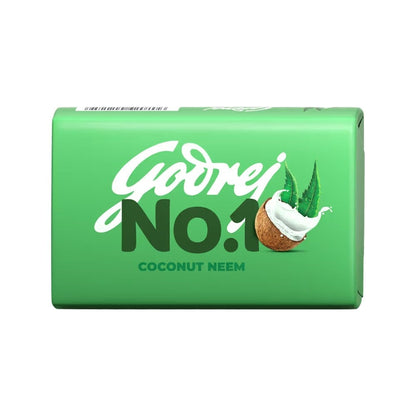 Godrej No.1 Coconut & Neem Bath Soap - Buy 4 Get 1 Free