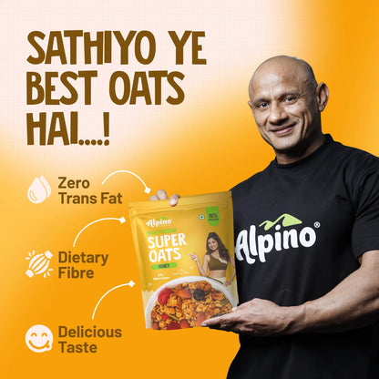 ALPINO High Protein Super Rolled Oats Honey (400g)