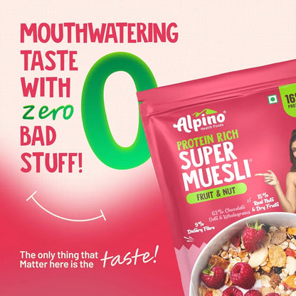 ALPINO Protein-Rich Super Muesli Fruit & Nuts (400g)