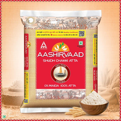Aashirvaad Shudh Chakki Atta (100% Atta, 0% Maida) (5 kg)