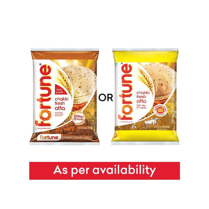 Fortune Chakki Fresh (100% Atta, 0% Maida) Atta (5kg)